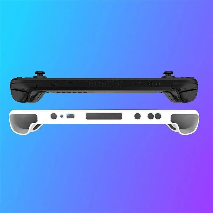 Transparent TPU Case for Steam Deck Console Anti-drop Protective Case Gamepad Cover - Transparent
