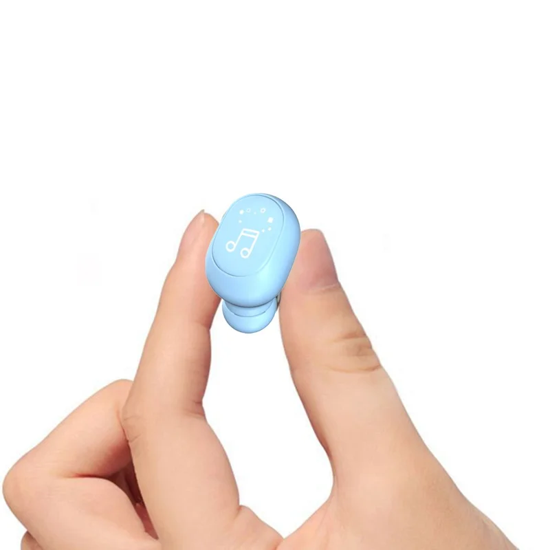 F911 Bluetooth-compatible Earbud Single Wireless Earphone Mini Headset Hands-Free Car Headphone Earpiece - Green