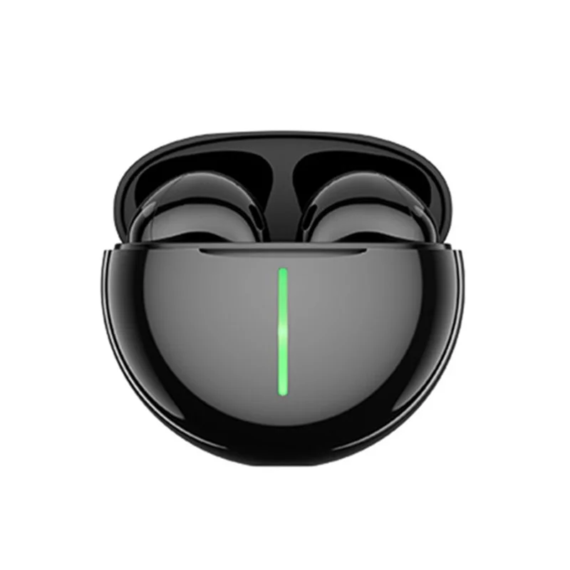 AZEADA PD-BT124 TWS Wireless Earbuds Lightweight Bluetooth-compatible Headset Portable Headphone with Charging Case - Black