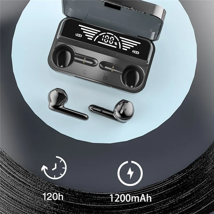 M29 Pro Digital Display TWS Earbuds In-Ear Gaming Headset Bluetooth-compatible Wireless Headphone with Power Bank Function