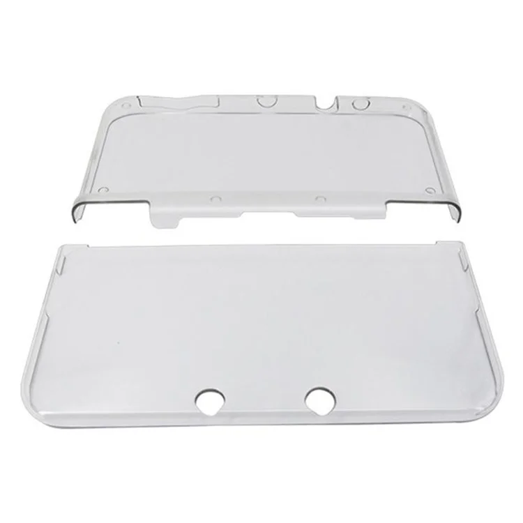 KJH-NEW3DSXL-01 Crystal Transparent Case for Nintendo New 3DS LL, Hard PC Full Body Protective Snap-on Shell Skin Cover