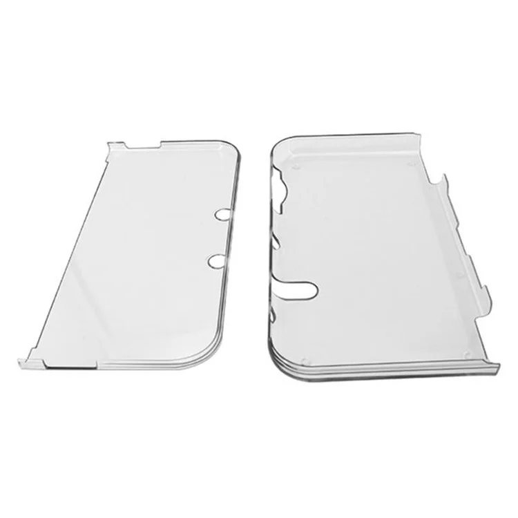 KJH-NEW3DSXL-01 Crystal Transparent Case for Nintendo New 3DS LL, Hard PC Full Body Protective Snap-on Shell Skin Cover