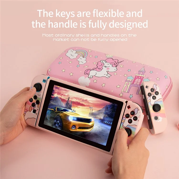 Carrying Case Kit for Nintendo Switch, Travel Storage Bag with Protective Case and Screen Protector