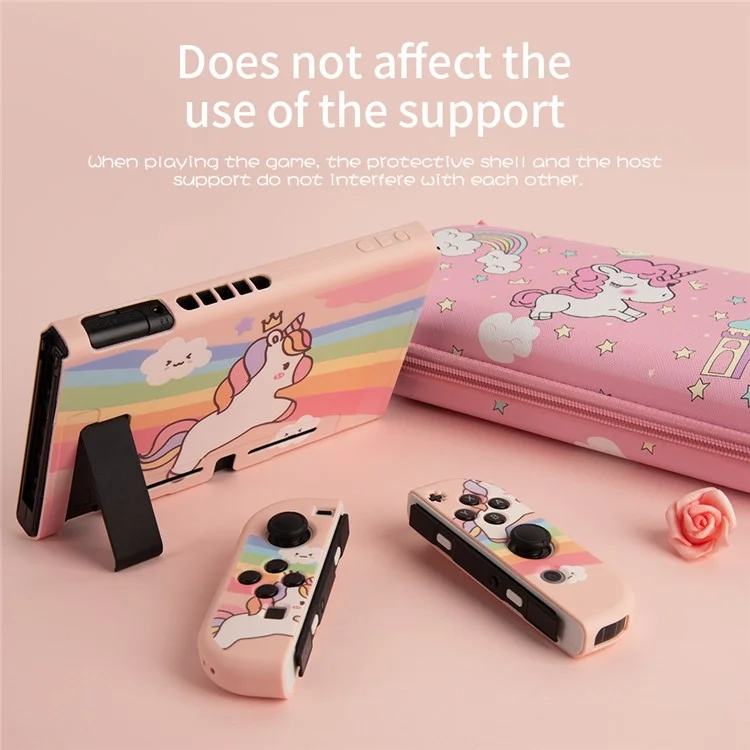 Carrying Case Kit for Nintendo Switch, Travel Storage Bag with Protective Case and Screen Protector