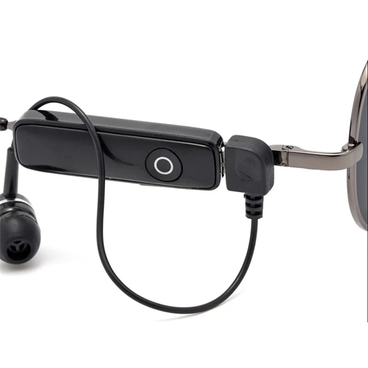 Bluetooth Call Music Player Glasses Headset Polarized Sunglasses Smart Audio Glasses - Grey