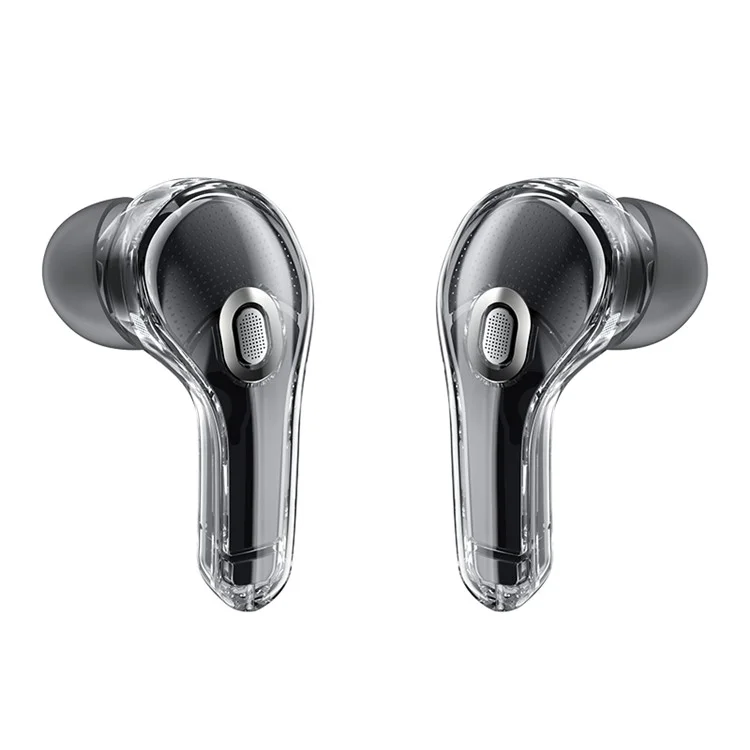 ACEFAST T8 / AT8 Crystal (2) Color Bluetooth Earbuds Lightweight Wireless Headset for Work - Black