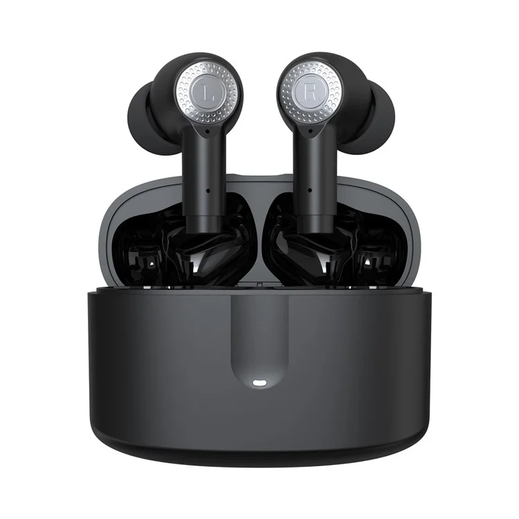 J9 TWS Earbuds Bluetooth-Headset tragbare Kopfhörer Geräuschreduzierung Kabellose Kopfhörer - Schwarz
