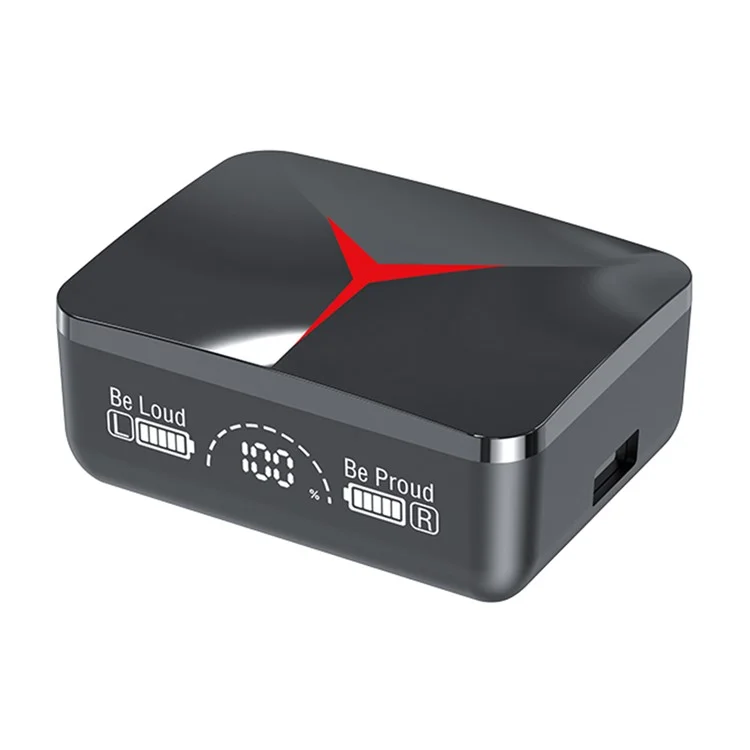 Auriculares inalámbricos Bluetooth M90 TWS con sonido estéreo y pantalla digital