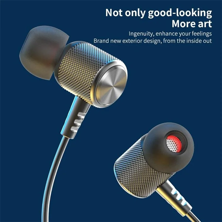 YD08-2 Wireless 5.0 Plug-in Card Hanging Neck Headphone Magnetic Sports In-Ear Earphone - Schwarz