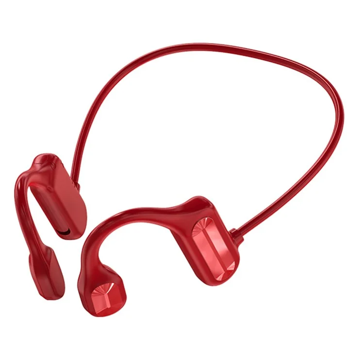 BL09 Knochenleitungs-Wireless-Bluetooth 5.2-Kopfhörer, Typ-C-Ohrhalterung, Sportkopfhörer, schweißfest - Rot