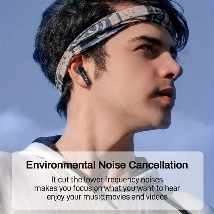 P60 Pro Wireless Bluetooth-compatible Headset ENC Noise Reduction Headphones Low Latency Gaming Headset - Orange