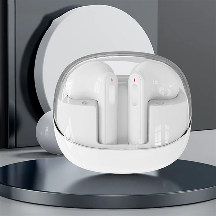 Auricolari Bluetooth wireless B021 Transparent TWS a bassa latenza - Bianco