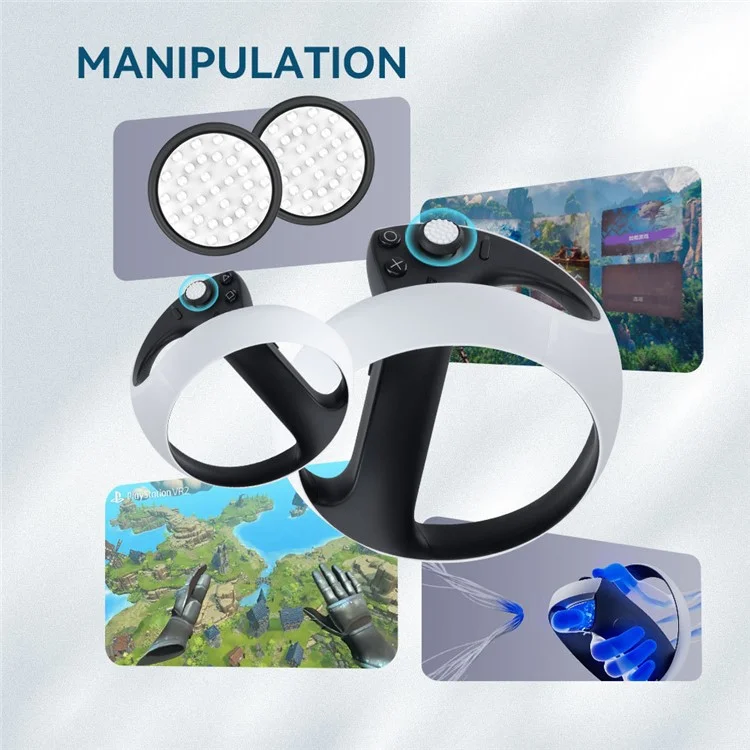 Conjunto de 4 Capas Protetoras de Silicone HIBLOKS para o Headset PS VR2