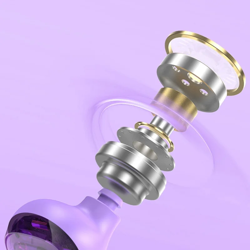 H20 Bluetooth-compatible Headset Sports Headphone TWS Wireless Earphone with Digital Display Charging Case - Green