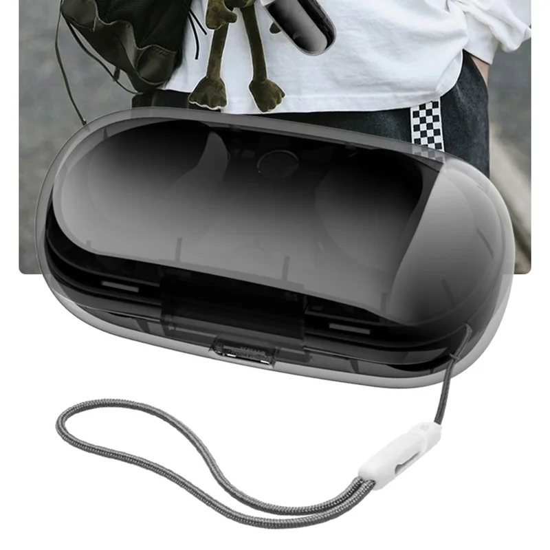 H20 Bluetooth-compatible Headset Sports Headphone TWS Wireless Earphone with Digital Display Charging Case - Green