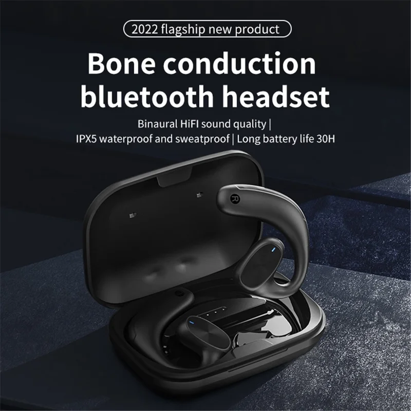 X6 TWS Wireless Bluetooth-compatible Earphone Bone Conduction Anti-sweat Stereo Music Headset