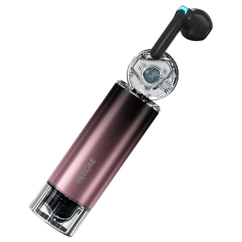 WEKOME V55 Perfume Earphone Wireless Bluetooth-compatible 5.3 Headphone with Necklace - Gradient Red