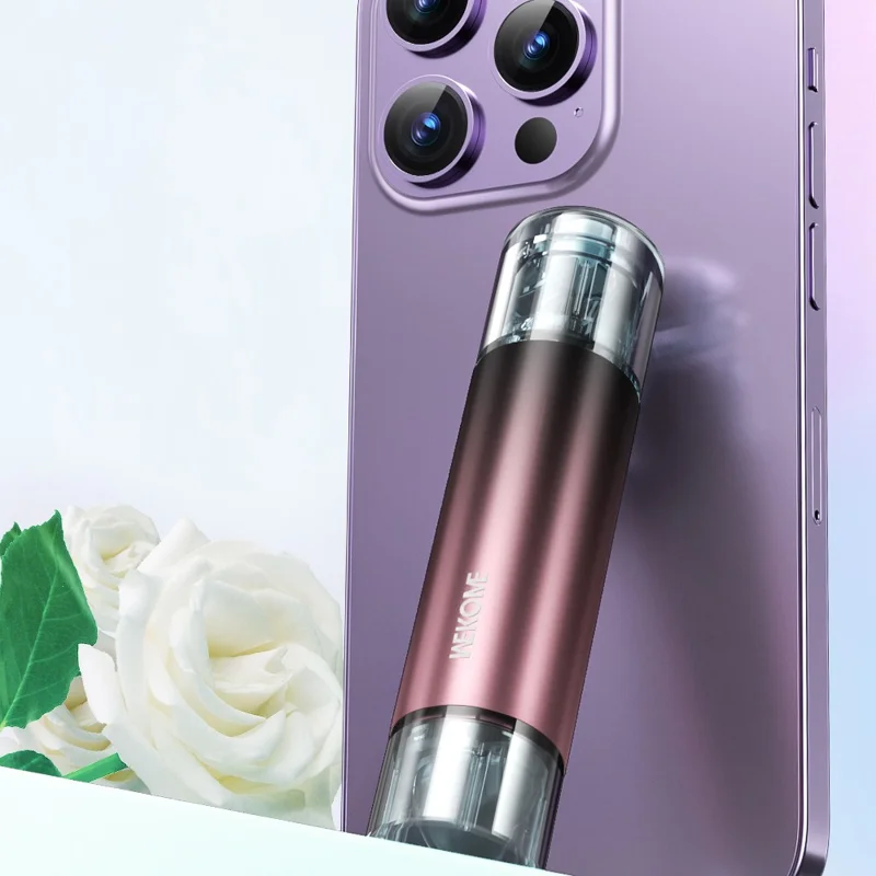 WEKOME V55 Perfume Earphone Wireless Bluetooth-compatible 5.3 Headphone with Necklace - Gradient Red