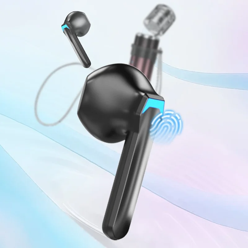 WEKOME V55 Perfume Earphone Wireless Bluetooth-compatible 5.3 Headphone with Necklace - Gradient Red