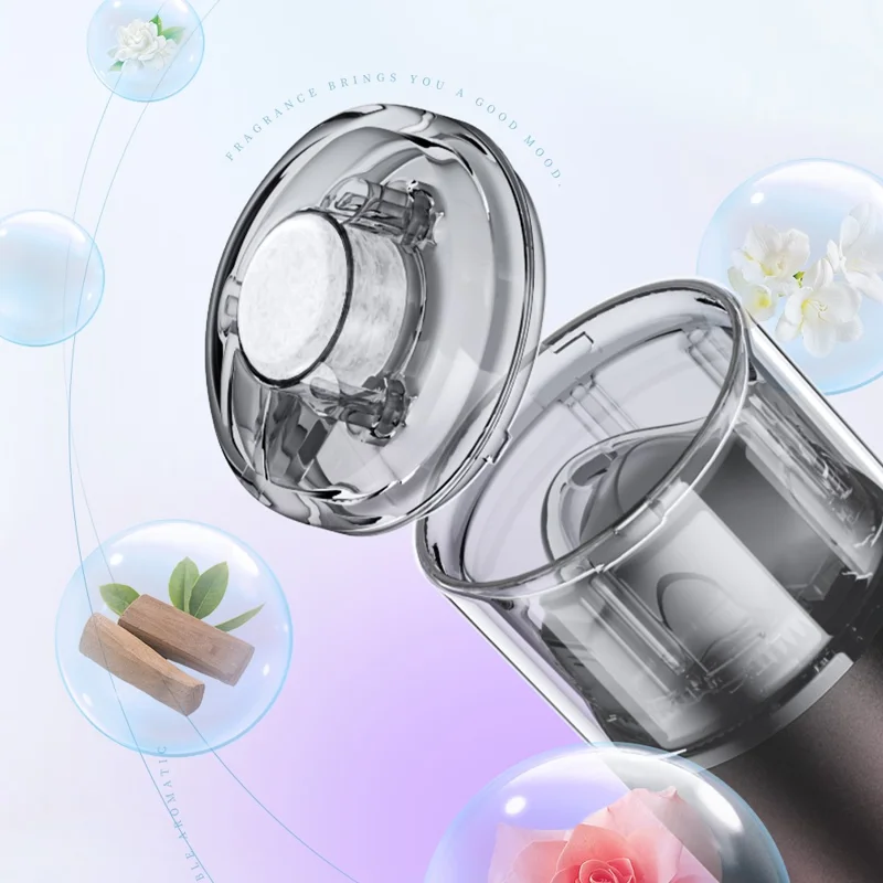 WEKOME V55 Perfume Earphone Wireless Bluetooth-compatible 5.3 Headphone with Necklace - Gradient Red