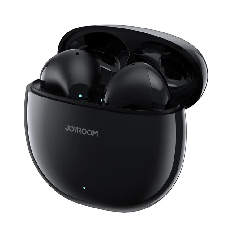 JOYROOM PB1 TWS Kopfhörer Kabellos Dual-Mikrofon ENC Call Noise Canceling Halb In-Ohr Bluetooth-Kopfhörer - Schwarz