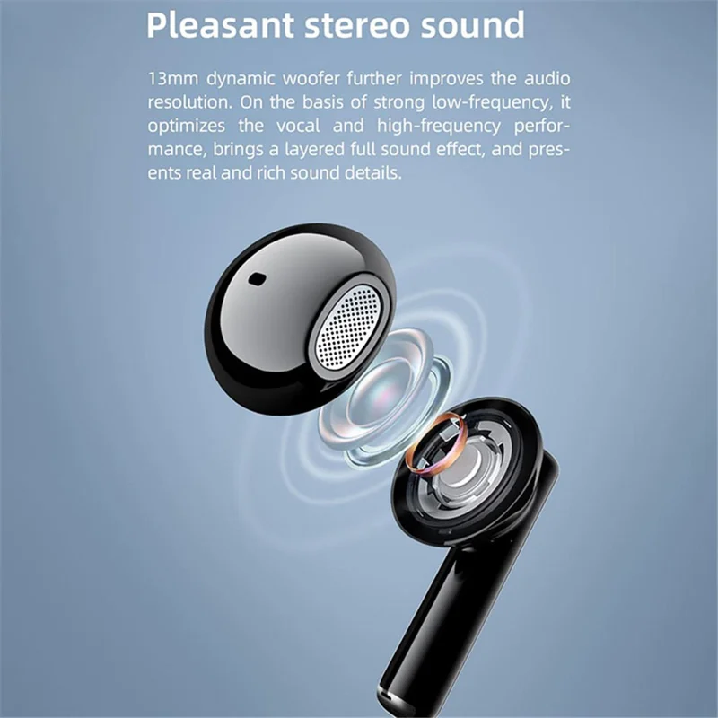 MIBRO Earbuds 2 TWS Bluetooth-compatible Touch Noise Cancellation Earphone Low Latency Wireless Music Headset - Black