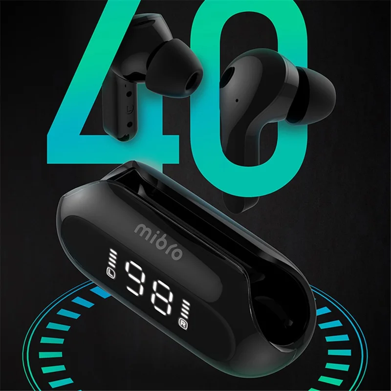 MIBRO EARBUDS 3 Wireless TWS Earbuds Touch-Control Earphones Bluetooth-compatible 5.3 In-Ear Headset with Digital Display - Pink