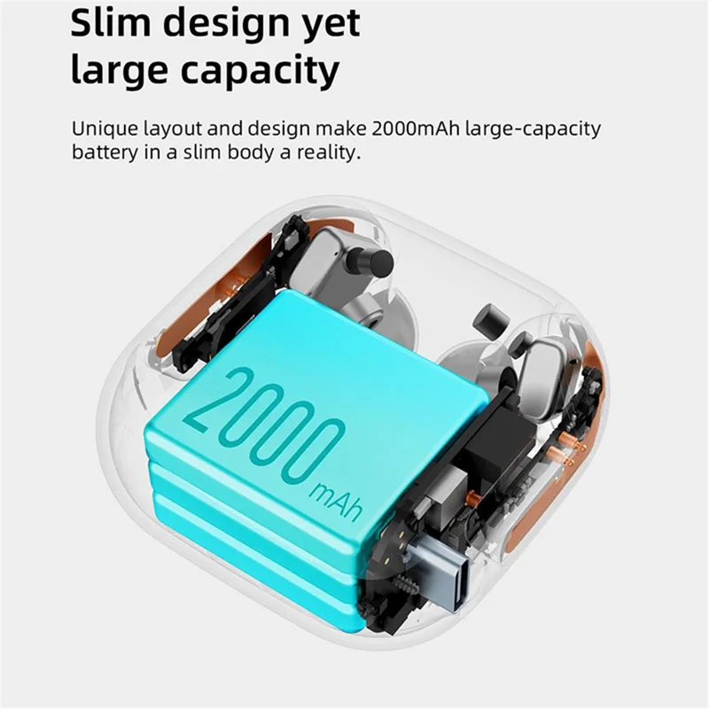 MIBRO EARBUDS 3 Pro Bluetooth-compatible 5.3 Earphone 2000mAh Battery Reverse Charging Touch Control ENC Noise Reduction In-Ear Earbuds - Black