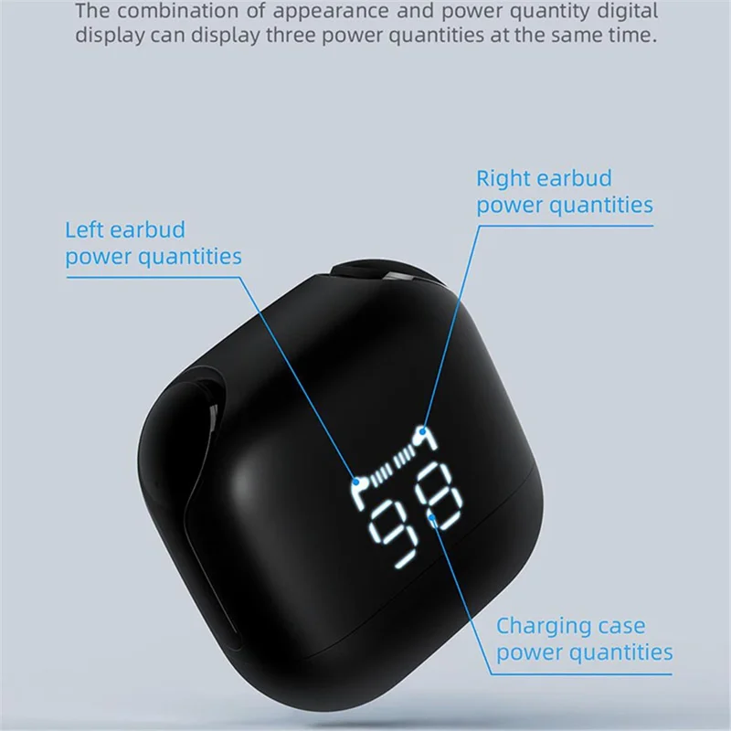 MIBRO EARBUDS 3 Pro Bluetooth-compatible 5.3 Earphone 2000mAh Battery Reverse Charging Touch Control ENC Noise Reduction In-Ear Earbuds - Black