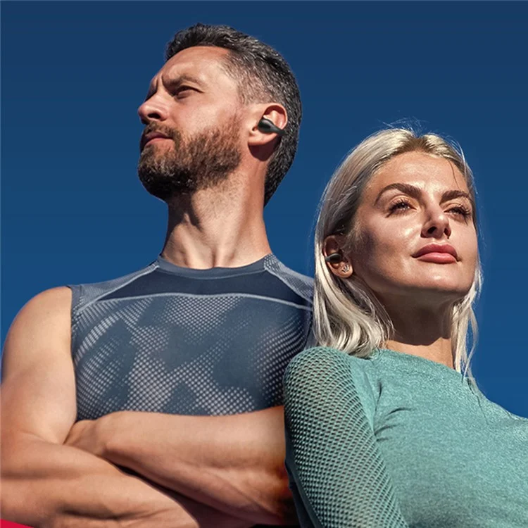 WEKOME VA12 Tidusic Écouteurs sans fil Clip-on Faible latence TWS Écouteurs Bluetooth 5.2 Casque - Noir