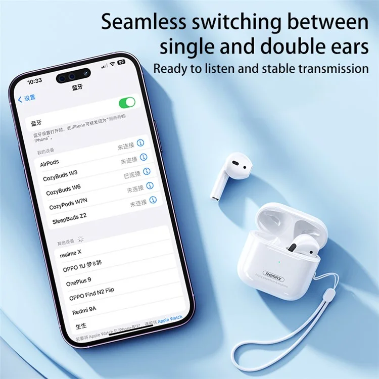 REMAX CozyBuds W6 Waterproof Sports Headphone TWS Bluetooth-compatible Wireless Music HD Phone Call Earphone Headset