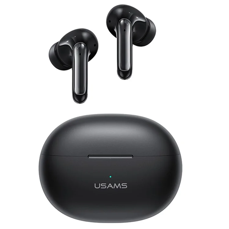 USAMS XD19 X-don Series Dual-Mic ENC TWS Earbuds Wireless Bluetooth 5.3 Headset In-Ear Headphones - Black