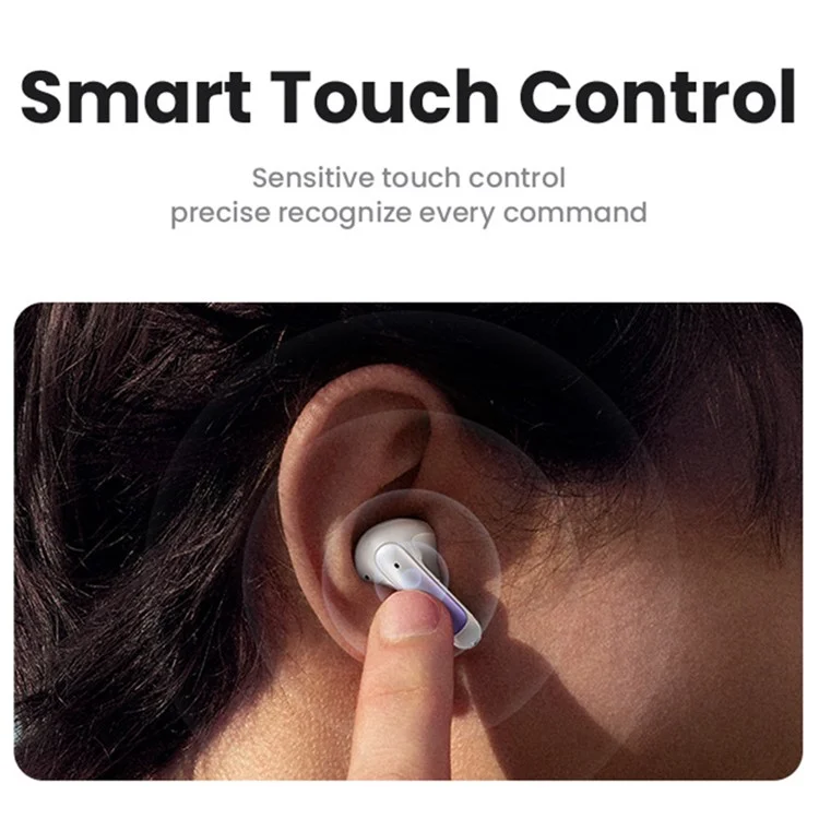 USAMS XD19 X-don Series Dual-Mic ENC TWS Auriculares Inalámbricos Bluetooth 5.3 Auriculares In-Ear - Negro