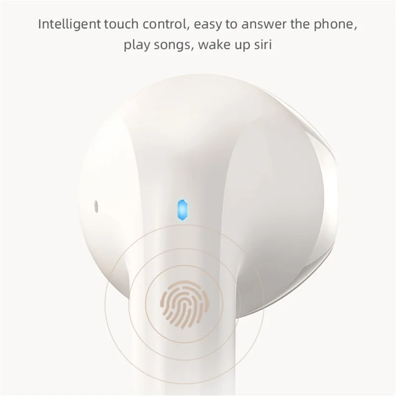 Беспроводные Bluetooth 5.3 TWS наушники-вкладыши USAMS YO17 BE Series с легким весом - бежевые