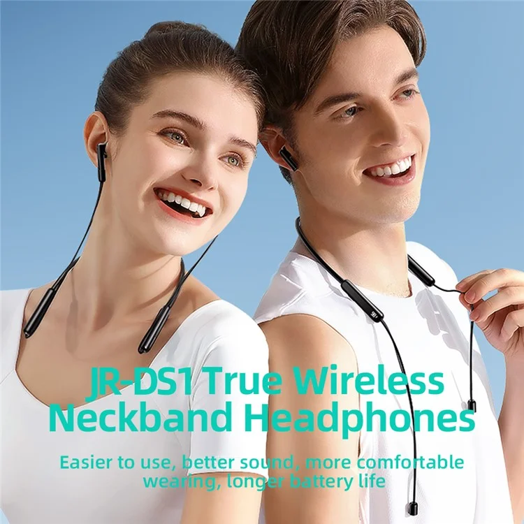 JR-DS1 Bluetooth 5.3 True Wireless Elecphones Coffre-cou Magnétique Avec Affichage Numérique
