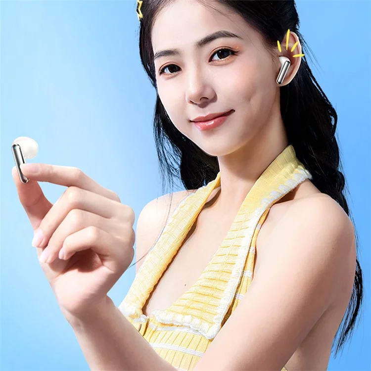 REMAX CozyBuds W13 ANC+ENC Dual Noise-Cancelling Music Headphones Wireless Headset with 250mAh Charging Case - Purple