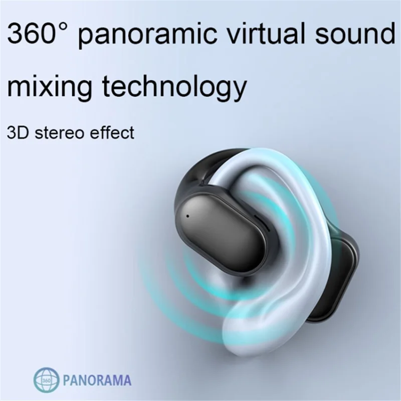XG33 OWS Bluetooth-compatible 5.3 Headphones Bone Conduction Wireless Earphones with Digital Display