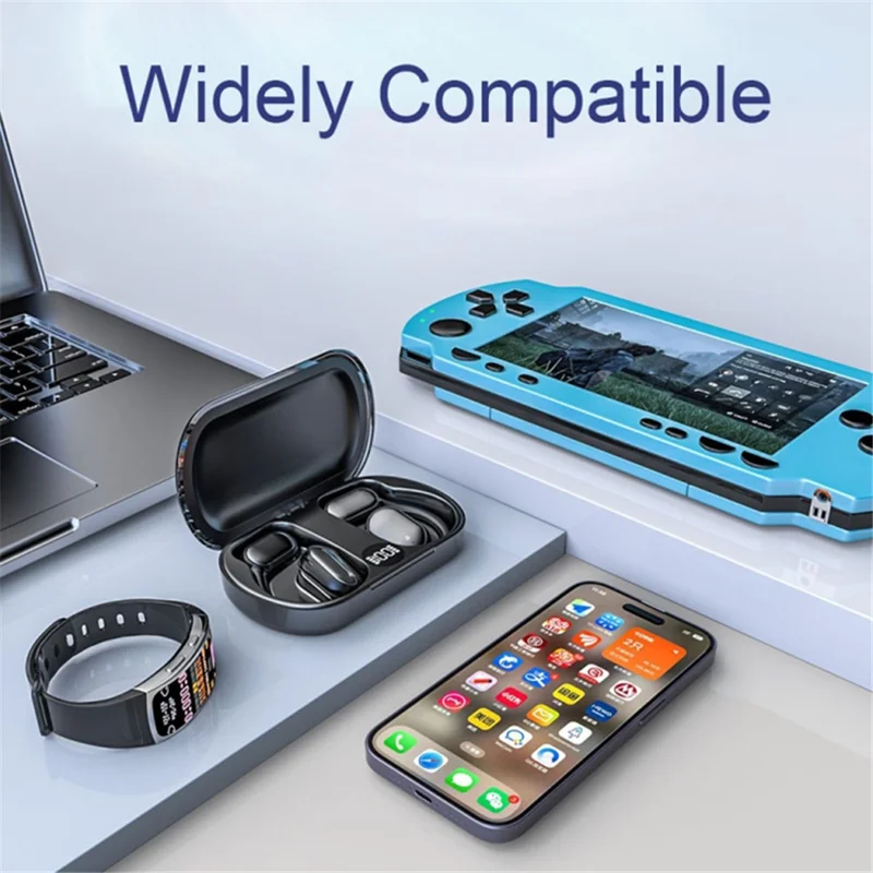XG33 OWS Bluetooth-compatible 5.3 Headphones Bone Conduction Wireless Earphones with Digital Display
