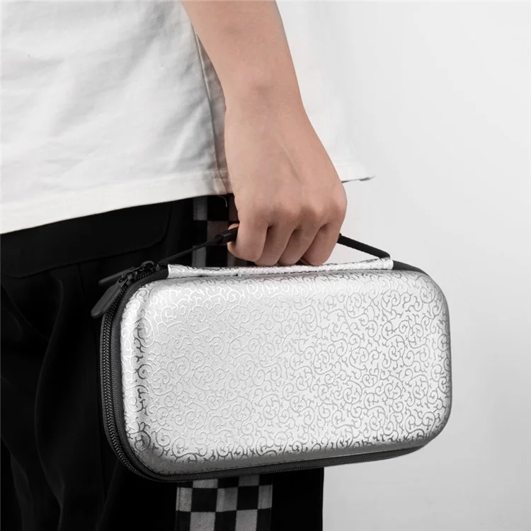 Portable Storage Bag for Nintendo Switch Game Console PC+PU Carrying Case - Purple