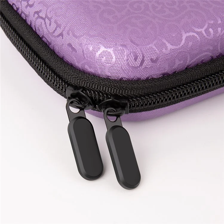 Portable Storage Bag for Nintendo Switch Game Console PC+PU Carrying Case - Purple