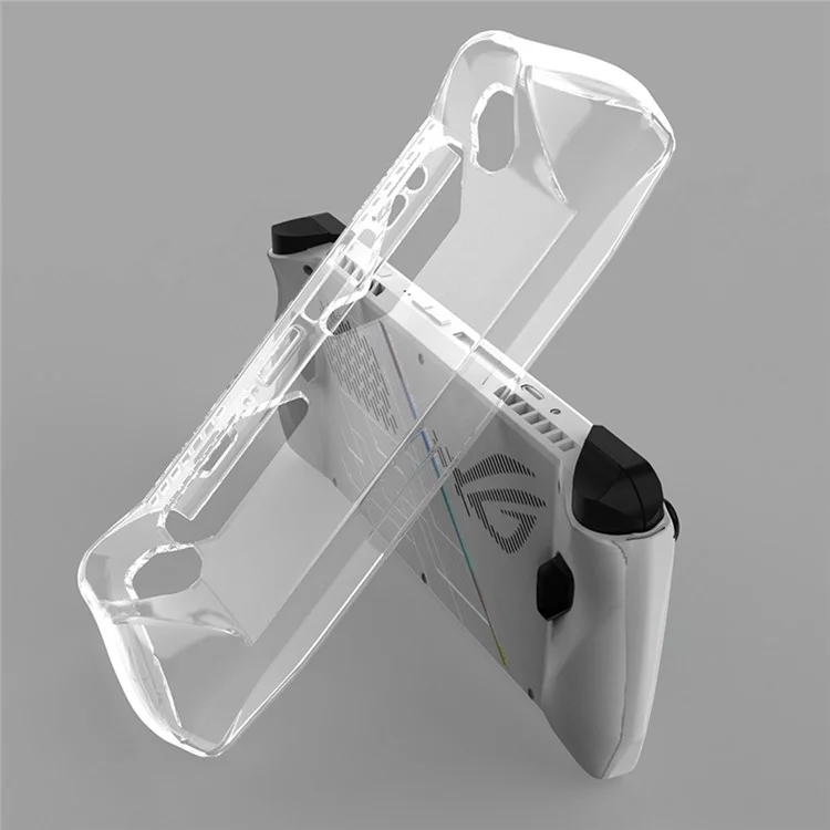 Capa Protetora Transparente de TPU Macio para o Console de Jogo Portátil Asus ROG Ally