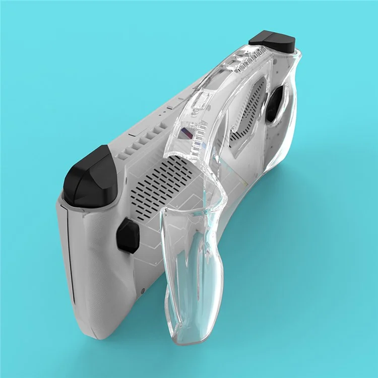 Capa Protetora Transparente de TPU Macio para o Console de Jogo Portátil Asus ROG Ally