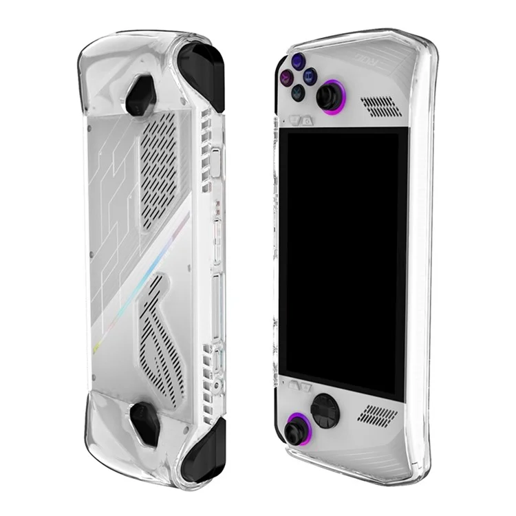 Capa Protetora Transparente de TPU Macio para o Console de Jogo Portátil Asus ROG Ally