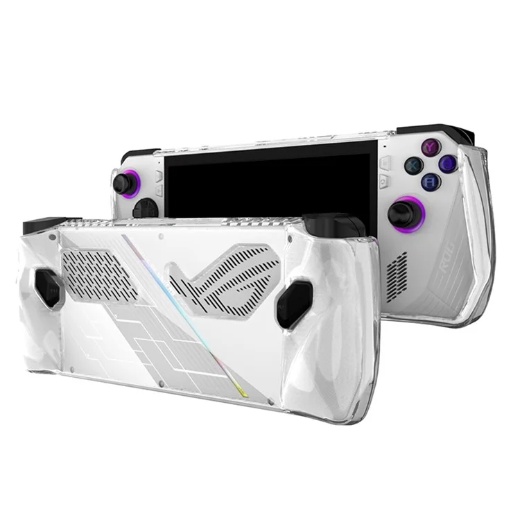Capa Protetora Transparente de TPU Macio para o Console de Jogo Portátil Asus ROG Ally