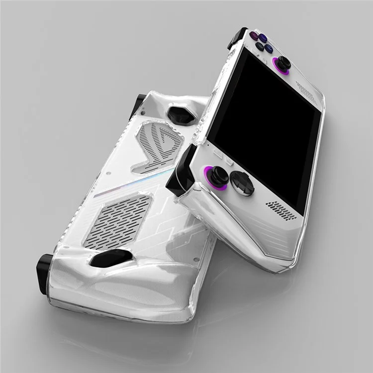 Capa Protetora Transparente de TPU Macio para o Console de Jogo Portátil Asus ROG Ally