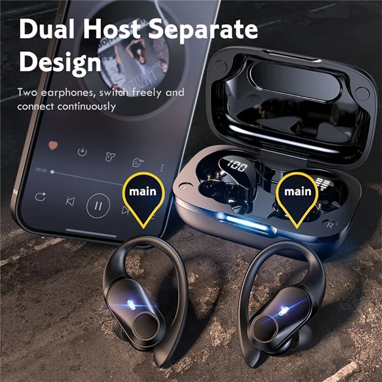 Cuffie wireless T59 TWS HiFi Stereo Bluetooth Auricolari Impermeabili IPX7 Auricolare sportivo
