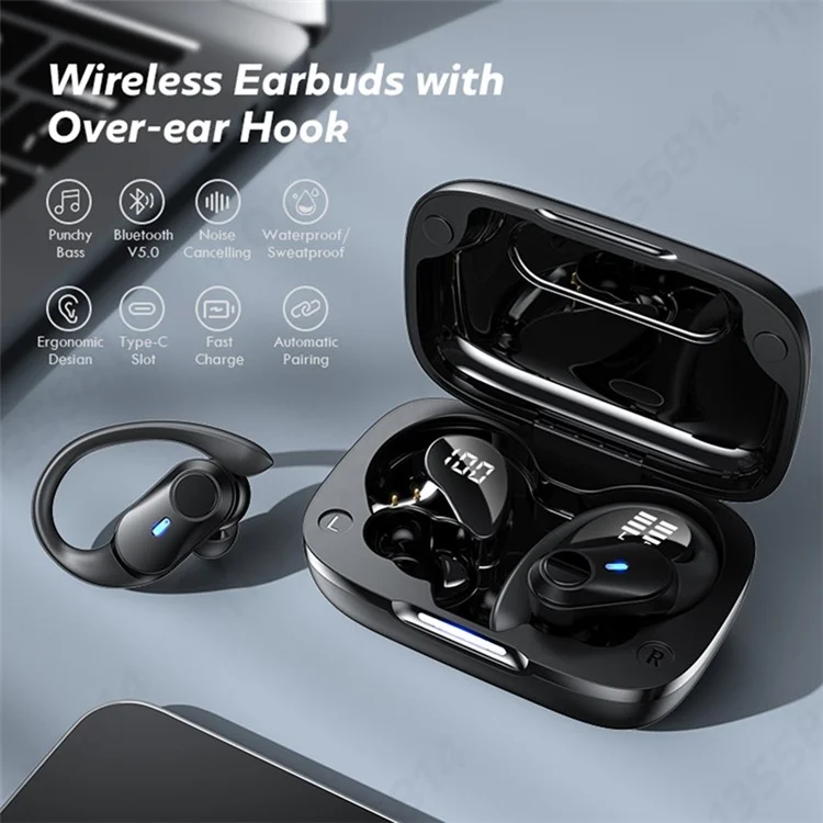 Cuffie wireless T59 TWS HiFi Stereo Bluetooth Auricolari Impermeabili IPX7 Auricolare sportivo