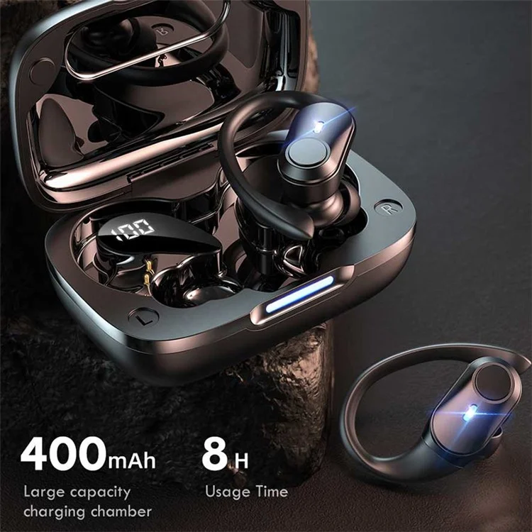 T59 TWS Wireless Headphones HiFi Stereo Bluetooth Earphones IPX7 Waterproof Sports Headset