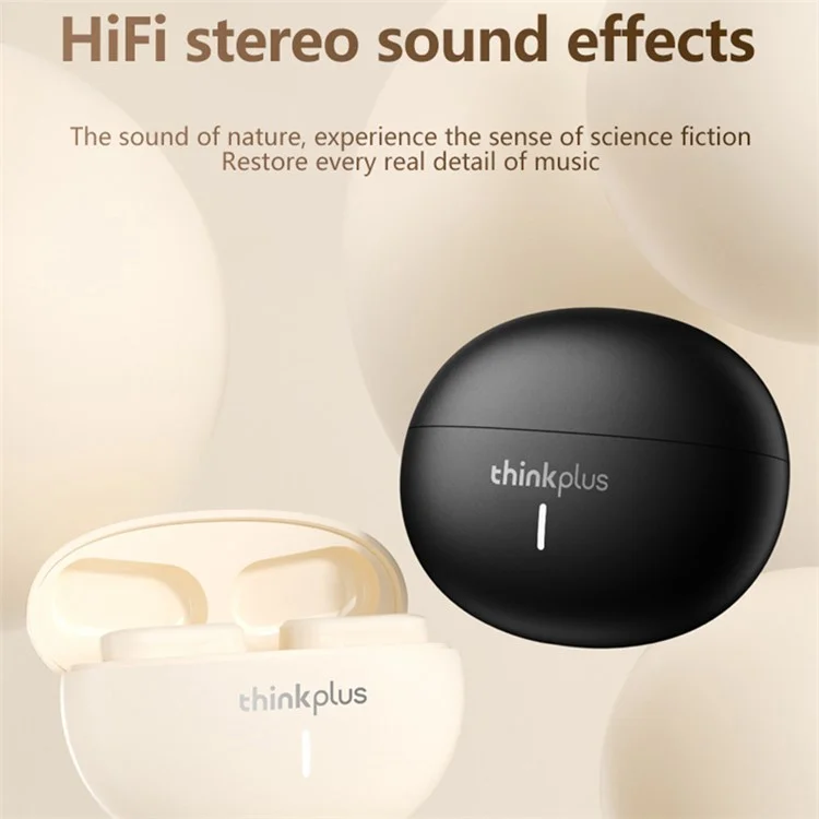 Lenovo Thinkplus LP19 TWS Wireless Bluetooth 5.1 Auriculares Hifi Stereo Sound Earbud - Champán