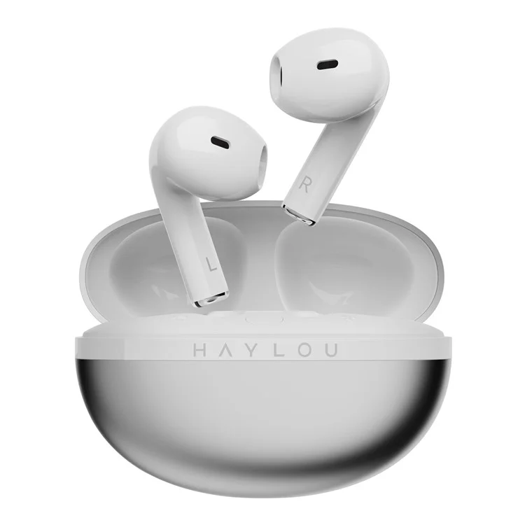 Haylou X1 2023 Halb-in-ear-bluetooth-ohrhörer Mit Latenz Mit IPX4 Wasserdichtem Drahtloser Kopfhörer - Silber